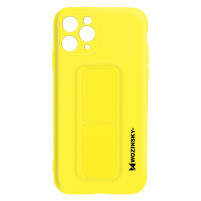 Оригинален силиконов гръб със стойка WOZINSKI Kickstand Case за Apple iPhone 11 Pro 5.8 жълт